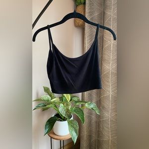 Joah Brown Crop Low Back Tank